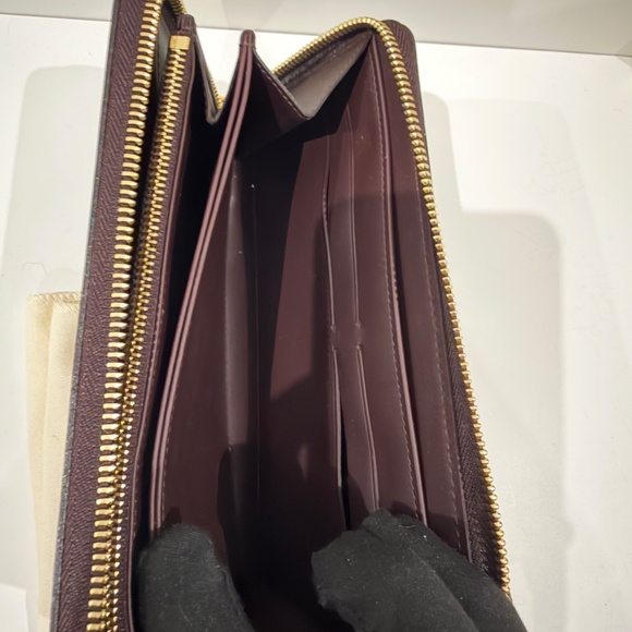 Louis Vuitton Vernis Zippy Long Wallet Amarante Patent Leather 2018 - Picture 6 of 10